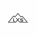 black minimalist mountain travel logo